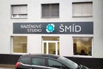 3D reklama a 3D loga Bazénové studio Šmíd