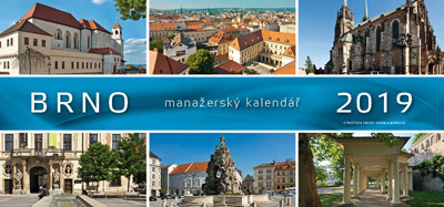 Stolní kalendář Brno 2019