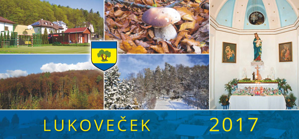 Kalendář stolní týdenní obec Lukoveček