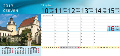 Stolní kalendář Olomouc 2019